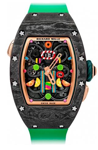 Review Cheapest RICHARD MILLE Bonbon Replica Watch RM 37-01 Automatic Kiwi Price - Click Image to Close